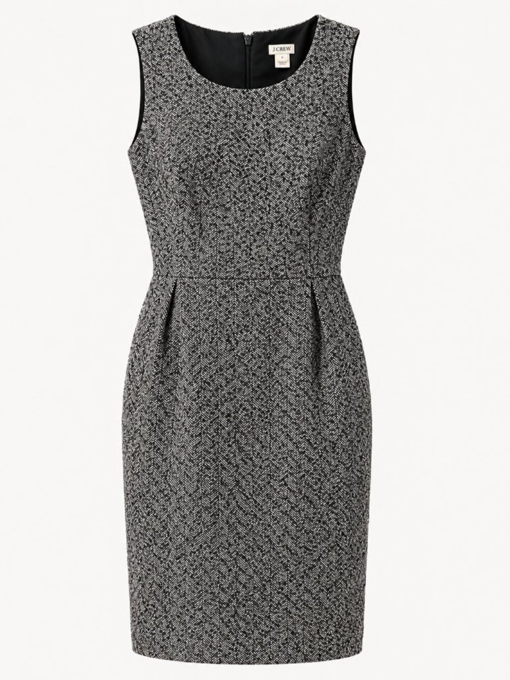 J.crew Monochrome Tweed Sheath Dress, Size 0